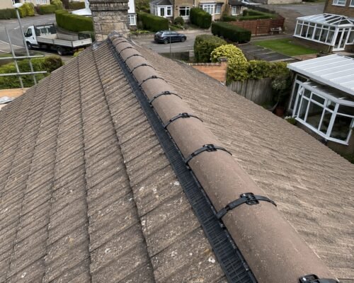 Rooftop Ridge Overlooking Suburbia